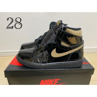 ナイキ(NIKE)の週末値下げ　NIKE airjordan1 エアジョーダン1 メタリックゴールド(スニーカー)