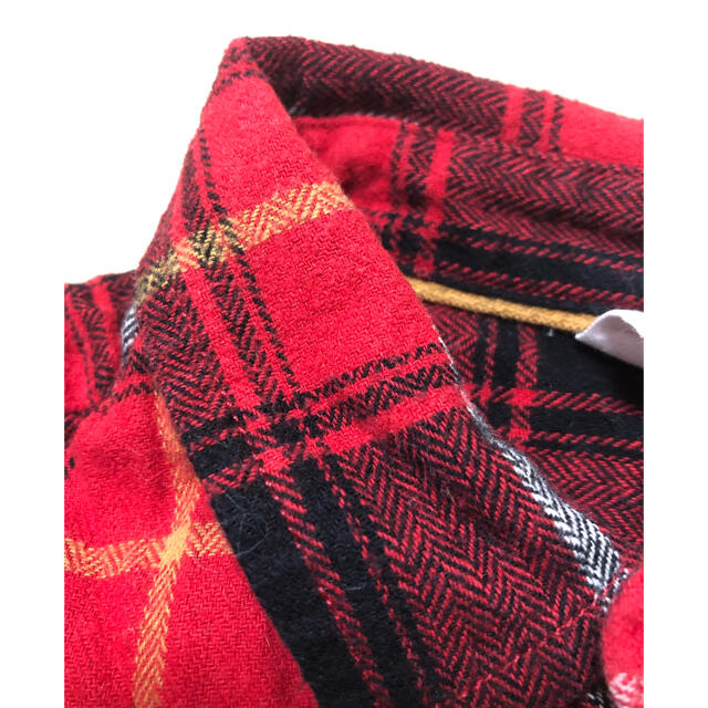 babyGAP(ベビーギャップ)のベビーギャップ  チェック　シャツ　gap 赤 キッズ/ベビー/マタニティのベビー服(~85cm)(シャツ/カットソー)の商品写真