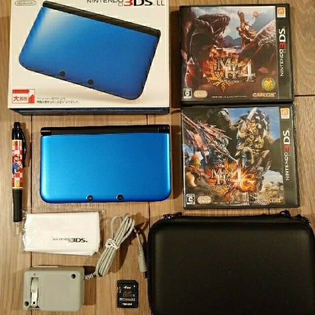Nintendo 3DS  LL 本体ブルー/ブラックゲームソフトゲーム機本体