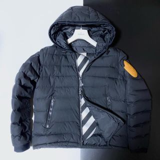 モンクレール(MONCLER)のモンクレール×オフホワイト off-whiteディナール ダウン 黒 2 M～L(ダウンジャケット)