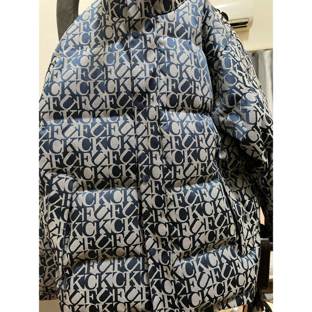 Supreme Fuck Jacquard Puffy Jacket