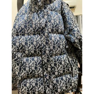 シュプリーム(Supreme)のSupreme 17AW Fuck Jacquard Puffy Jacket(ダウンジャケット)