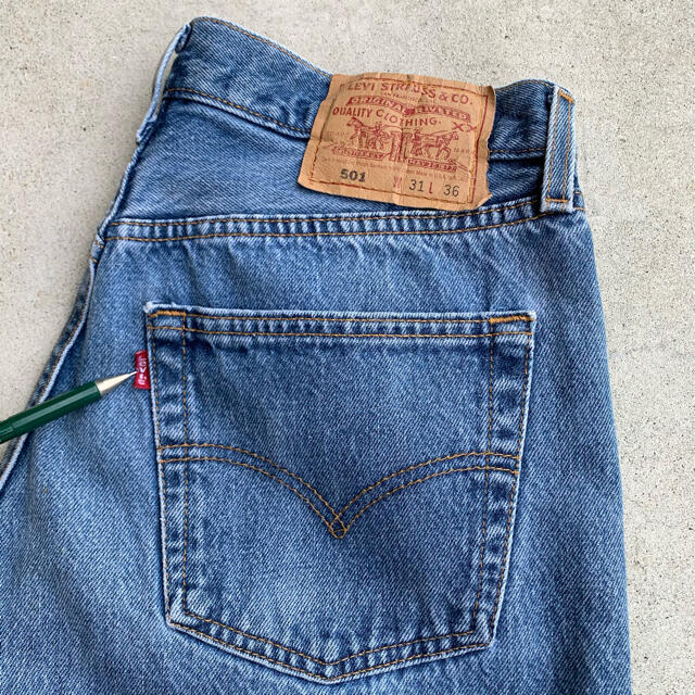 90年代 USA製 Levi's 501 ジーンズ デニム ライトブルー W31