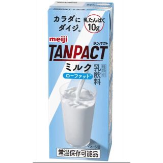 メイジ(明治)の明治TANPACTミルク 200ml ×24本(ソフトドリンク)