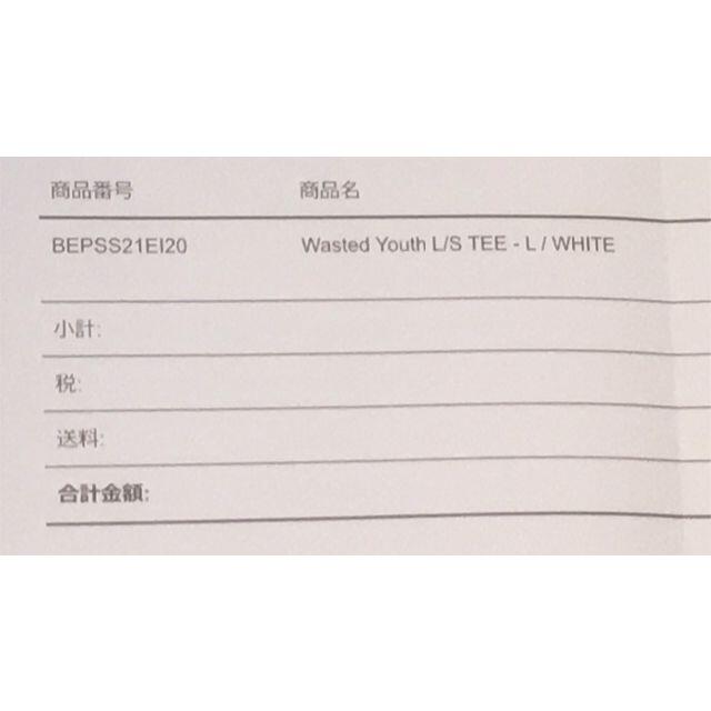 当日発送 Black Eye Patch Wasted Youth TEE L | wic-capital.net