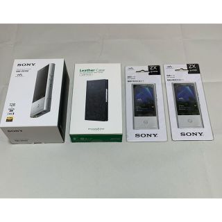 ソニー(SONY)の極美品!!SONY NW-ZX100 & 新品!!SONY 液晶保護フィルム(ポータブルプレーヤー)