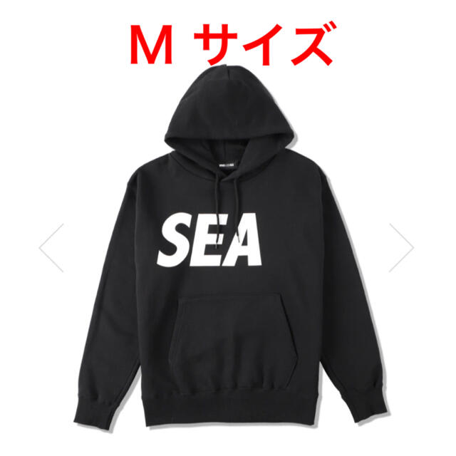 パーカーWIND AND SEA HOODIE black パーカー