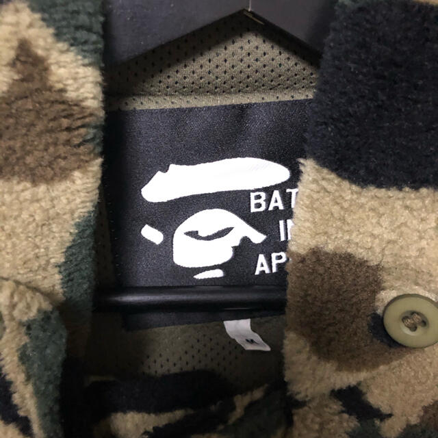 A BATHING APE(アベイシングエイプ)のA BATHING APE  カモフラ ダッフルコート エイプ カモ メンズのジャケット/アウター(ダッフルコート)の商品写真