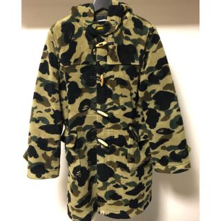 A BATHING BAPE ポストオーバーオールズ　フリースダッフルコート