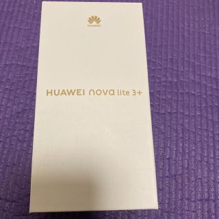 アンドロイド(ANDROID)のHUAWEI nova lite 3+ ブルー　128GB(スマートフォン本体)