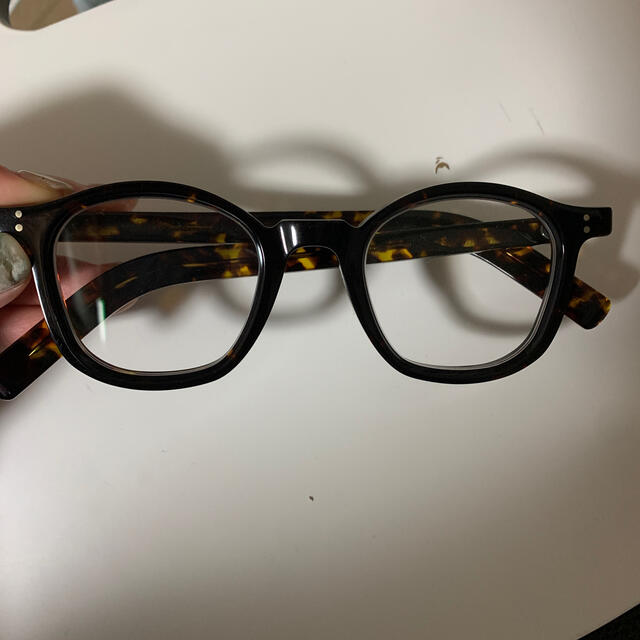 Ayame(アヤメ)のguepard gp-01 HORN×CLEAR LENS メンズのファッション小物(サングラス/メガネ)の商品写真