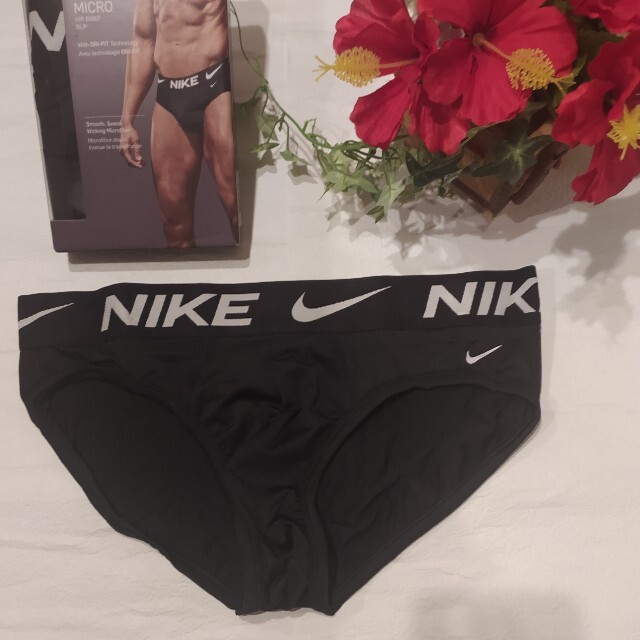NIKE - NIKE メンズ ブリーフ M(日本人サイズL) ブラックの通販 by