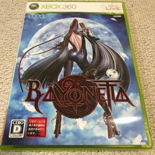 エックスボックス360(Xbox360)の美品　XB360 BAYONETTA ベヨネッタ　ソフト　セガ　PS(家庭用ゲームソフト)