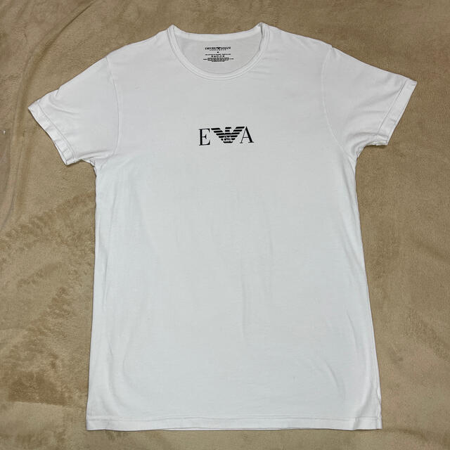 Emporio Armani(エンポリオアルマーニ)のEMPORIO ARMANI 白　メンズ　M Tシャツ メンズのトップス(Tシャツ/カットソー(七分/長袖))の商品写真