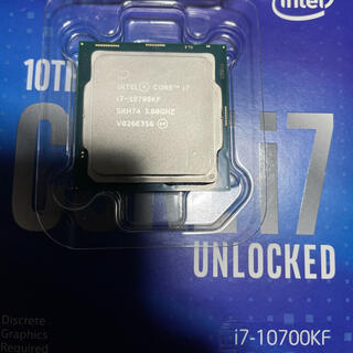 intel core i7 10700KF 正規品(PCパーツ)