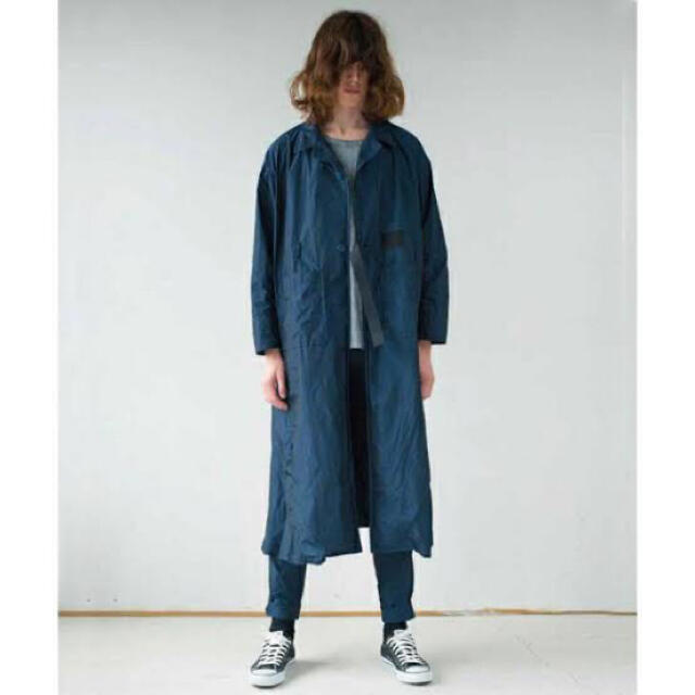 shinya kozuka ロングコート 16ss グリーン - チェスターコート