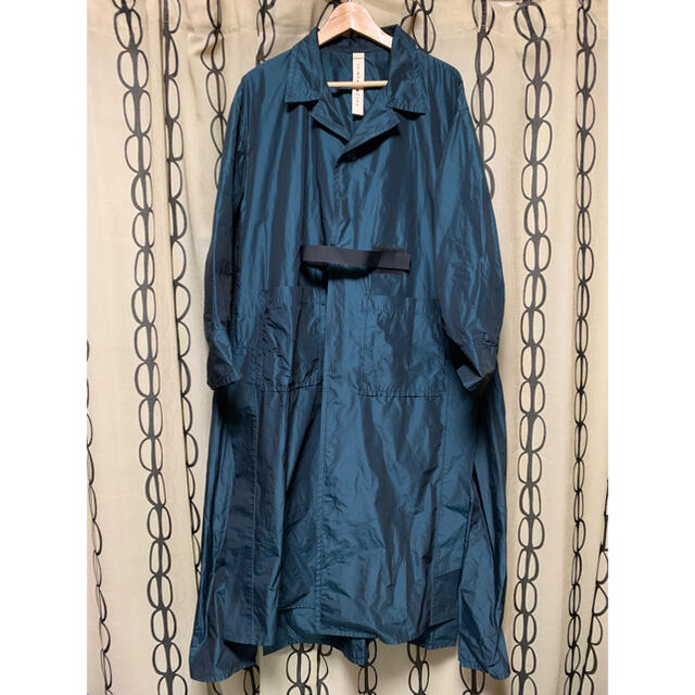 shinya kozuka ロングコート 16ss グリーン - チェスターコート