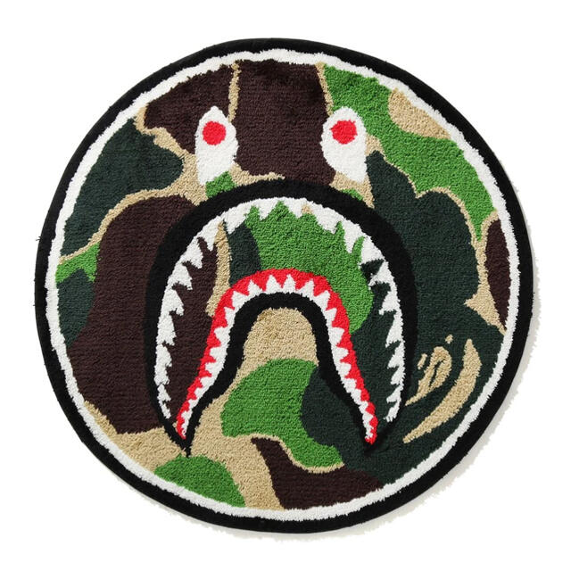 A BATHING APE - APE エイプ ラグ マット ABC CAMO SHARK RUG MAT 迷彩