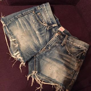 マウジー(moussy)のMOUSSY デニムパンツ(ショートパンツ)