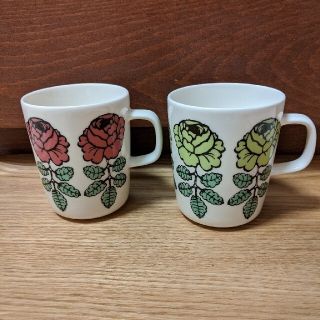 マリメッコ(marimekko)のマリメッコ　ヴィヒキルース　マグカップ(グラス/カップ)