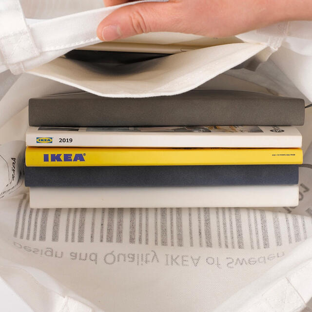 IKEA(イケア)のIKEA エフテルトレーダ トートバッグ コストコ 無印良品 フランフラン レディースのバッグ(トートバッグ)の商品写真
