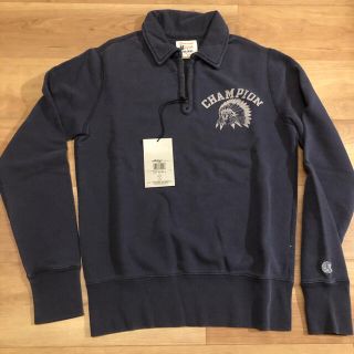 ラルフローレン(Ralph Lauren)の新品 トッドスナイダー × チャンピオン スウェット 襟付き ハーフジップ(スウェット)