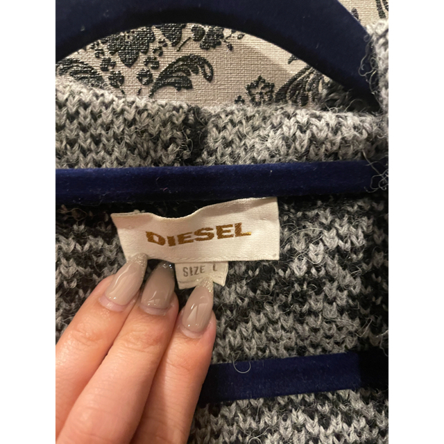 DIESEL(ディーゼル)のDIESEL　ニット　パーカー メンズのトップス(ニット/セーター)の商品写真