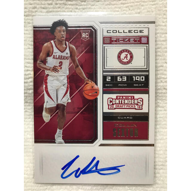 Collin Sexton Panini RC Auto サイン セクストン