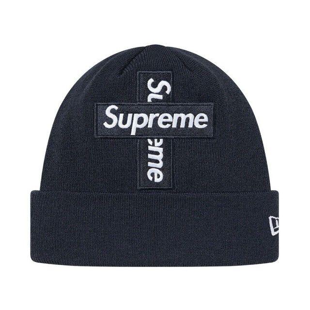 Supreme(シュプリーム)のSupreme Cross Box Logo Beanie Navy メンズの帽子(ニット帽/ビーニー)の商品写真