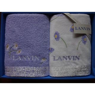 ランバン(LANVIN)のランバン フェイスタオル2枚セット LANVIN(タオル/バス用品)