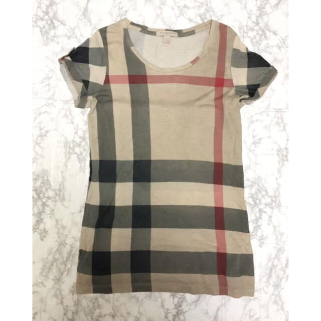 BURBERRY(バーバリー)の正規品 バーバリー 定番チェックTシャツ レディースのトップス(Tシャツ(半袖/袖なし))の商品写真