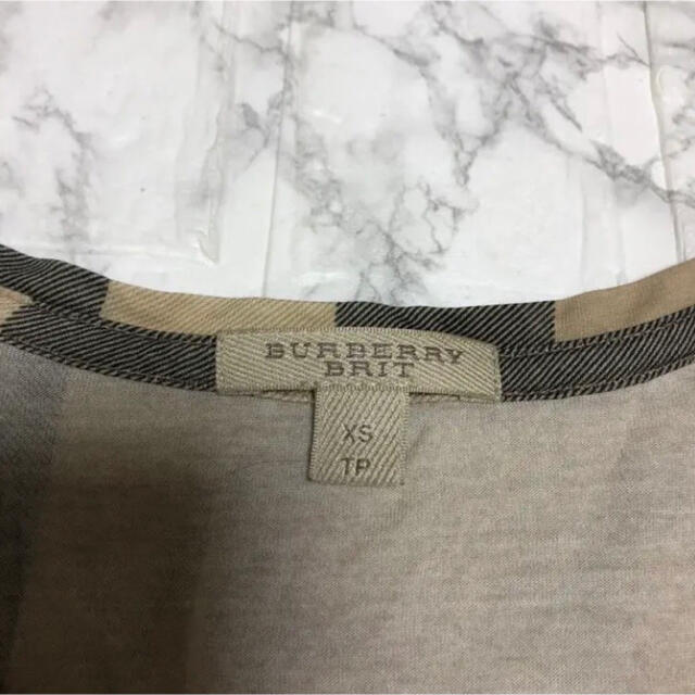 BURBERRY(バーバリー)の正規品 バーバリー 定番チェックTシャツ レディースのトップス(Tシャツ(半袖/袖なし))の商品写真