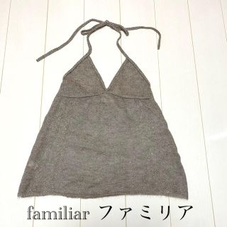 ファミリア(familiar)のfamiliar ファミリア ホルターネック キャミソール(ホルターネック)