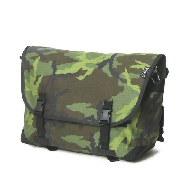 bagjack バッグジャック ドイツ製 Pogo Ripstop Camo ポゴ リップストップカモ グリーン ナイロン メッセンジャーバッグ 迷彩 カモフラ カバン【bagjack】