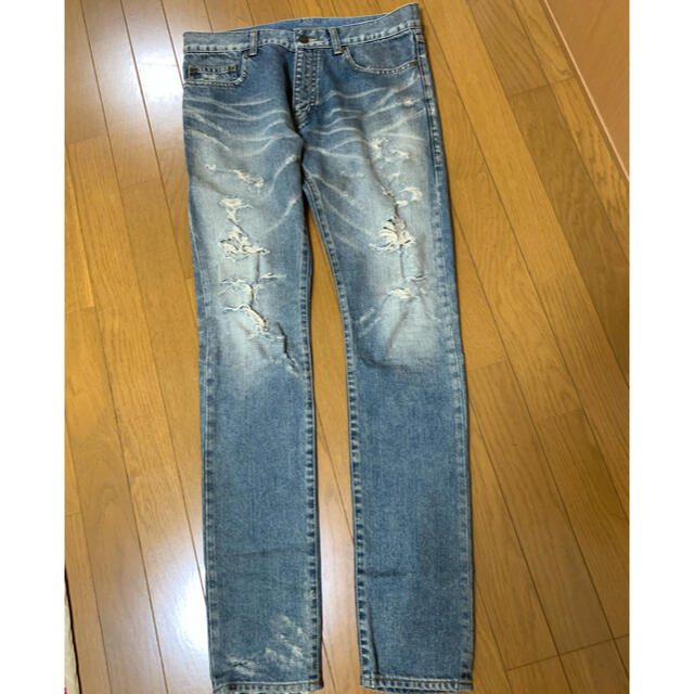 お買得！】 Saint Laurent - 13awサンローランパリクラッシュデニム