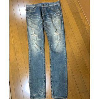 サンローラン(Saint Laurent)の13awサンローランパリクラッシュデニム(デニム/ジーンズ)