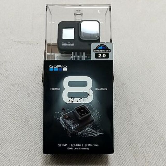 GoPro(ゴープロ)のGoProゴープロ HERO8 BLACK CHDHX-801-FW スマホ/家電/カメラのカメラ(ビデオカメラ)の商品写真