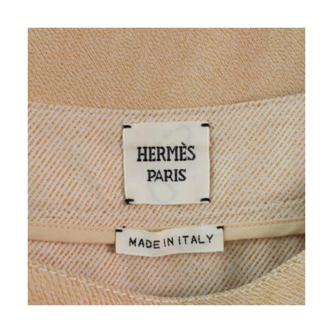 HERMES ひざ丈スカート 38(S位) ピンク系(オレンジがかっています) 2