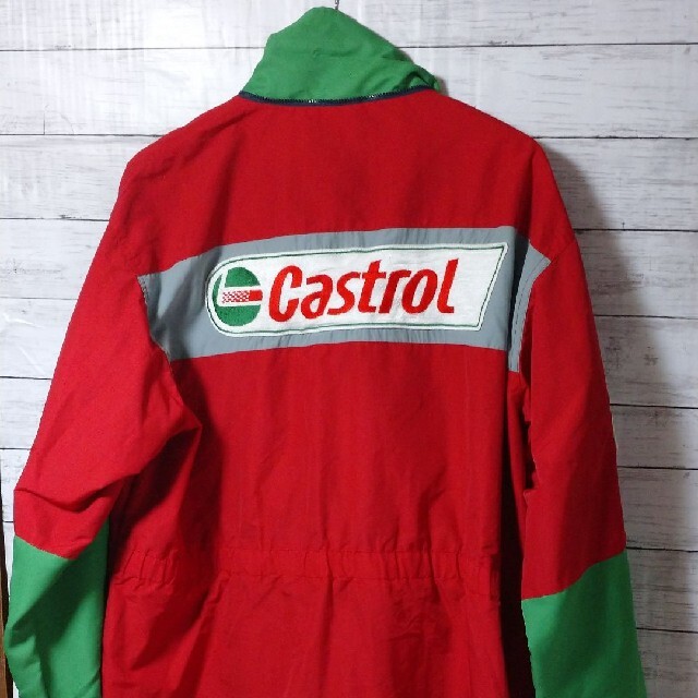 Castrol カストロール ビンテージ 90s ナイロン レーシングジャケット