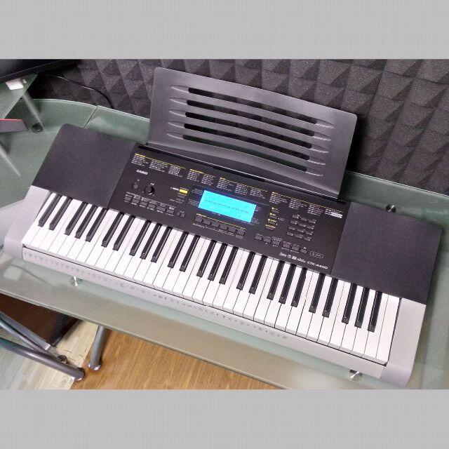 CASIO(カシオ)のCASIO CTK-4400 ACアダプター付 電子キーボード 楽器 楽器の鍵盤楽器(キーボード/シンセサイザー)の商品写真