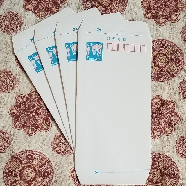 ミニレター 郵便書簡(新料金63円)4枚の通販 by えみりん ミニレター 郵便書簡(新料金63円)4枚の通販 by えみりん