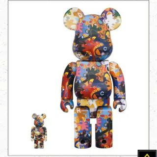 メディコムトイ(MEDICOM TOY)の木梨憲武 BE@RBRICK のっ手いこー！ 100%&400% ベアブリック(その他)