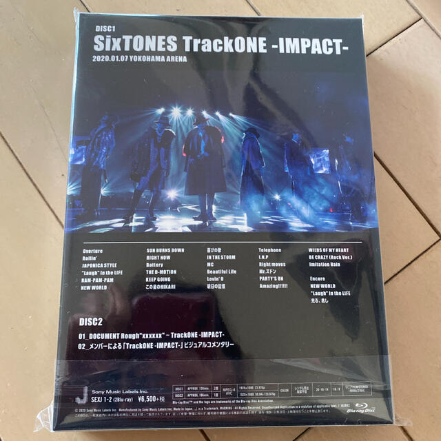 Johnny's(ジャニーズ)のSixTONES  Blu-ray 初回盤 エンタメ/ホビーのDVD/ブルーレイ(ミュージック)の商品写真