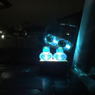 光るポピー台　ホタル点滅　LEDイルミネーション　デコトラ レトロ　街道レーサー