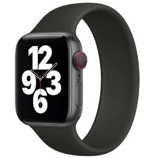 Apple Watch ソロループ 42/44mm Lサイズ ブラック(ラバーベルト)