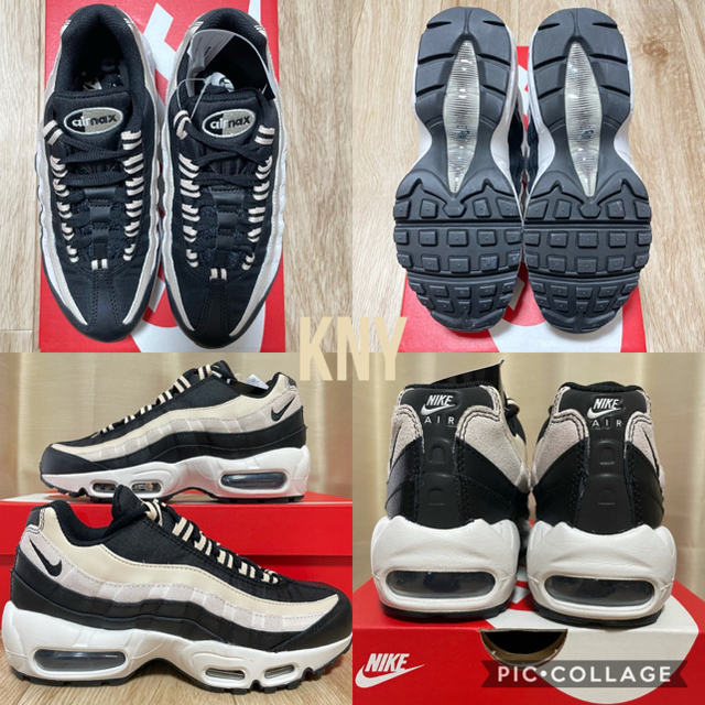 NIKE - 23 ナイキ エアマックス 95 ブラック ベージュ CV8828-001の