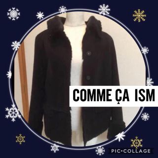 コムサイズム(COMME CA ISM)のコムサイズム フェイクムートンコート 黒　COMME CA ISM サイズL(ムートンコート)