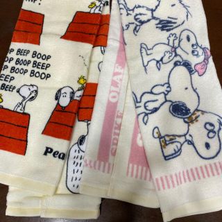 スヌーピー(SNOOPY)のお値下げ不可　新品　スヌーピー　フェイスタオル(タオル/バス用品)