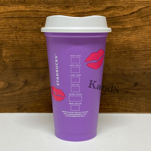 Starbucks Coffee(スターバックスコーヒー)のスターバックス タンブラー　バレンタイン　リユーザブルカップ　2021 海外限定 インテリア/住まい/日用品のキッチン/食器(容器)の商品写真