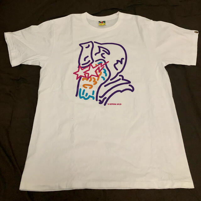 A BATHING APE(アベイシングエイプ)の値下げ!BAPE Tシャツ XL 美品 メンズのトップス(Tシャツ/カットソー(半袖/袖なし))の商品写真